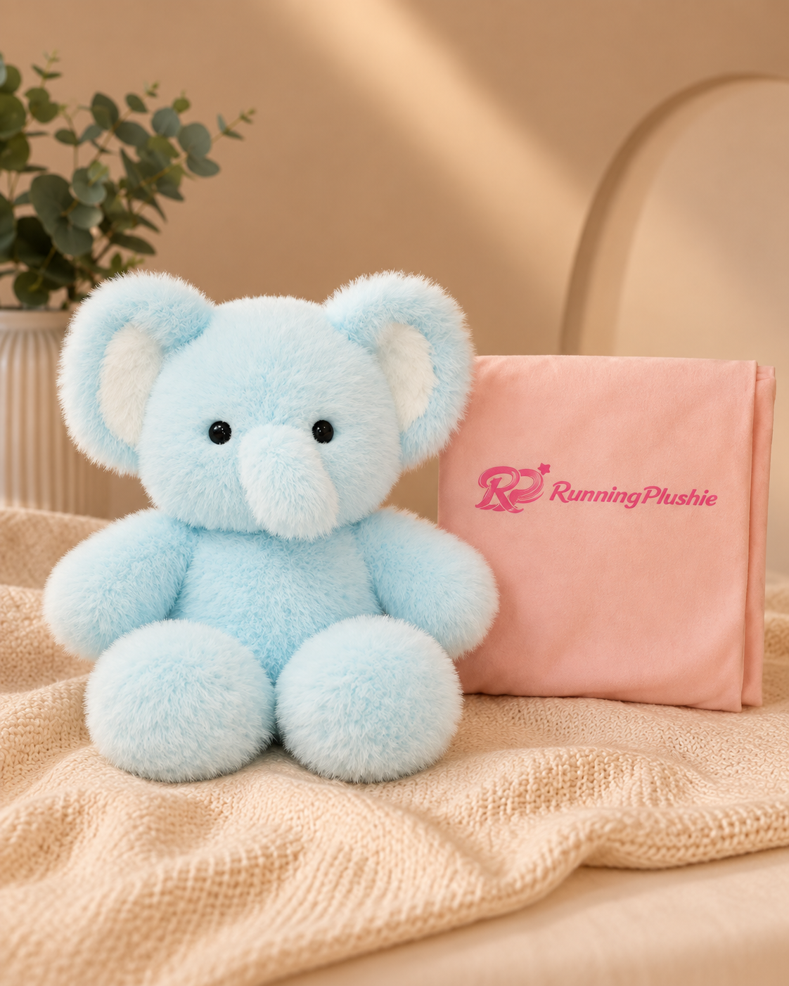 The Running Elephant Plush