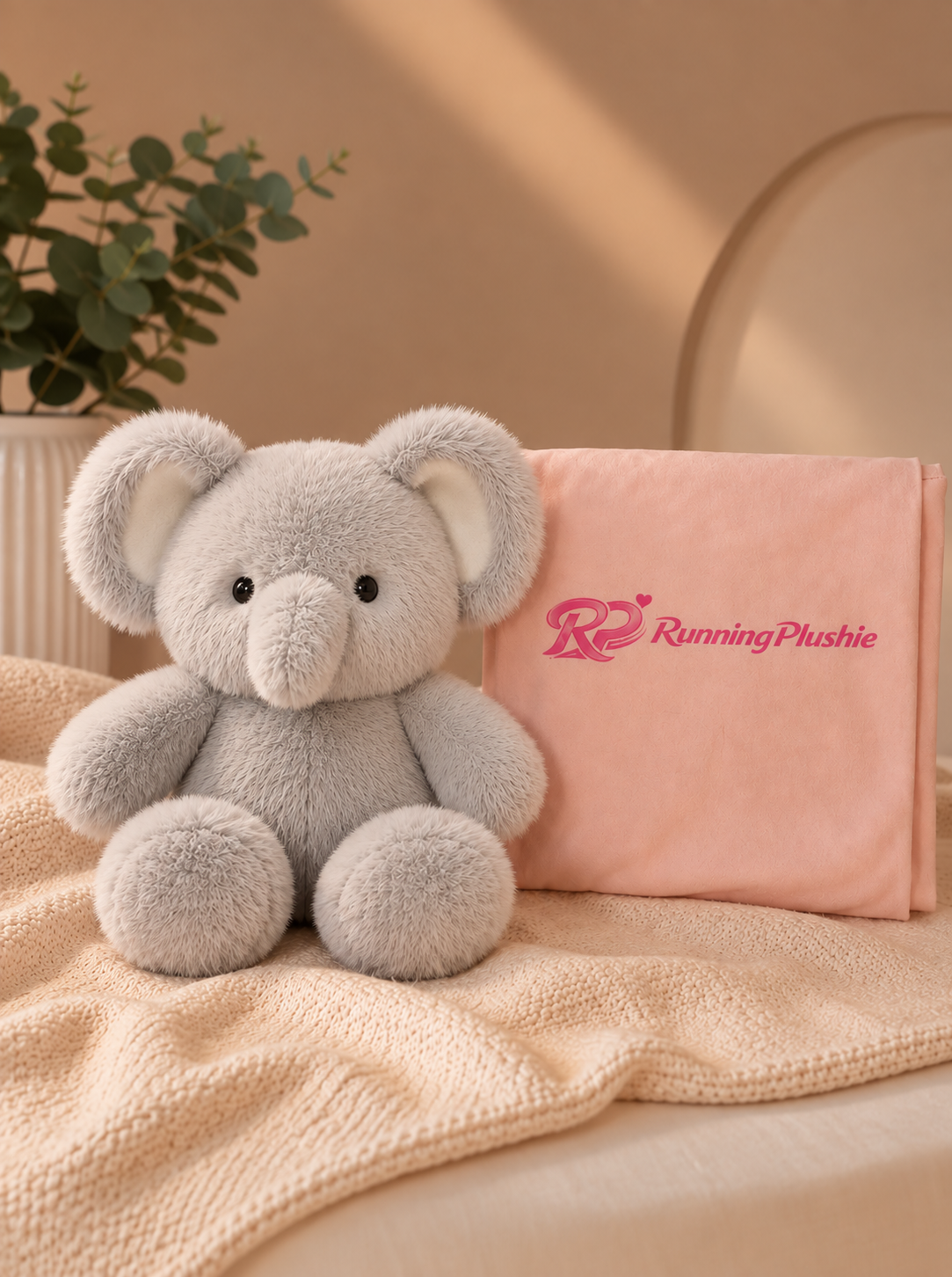 The Running Elephant Plush